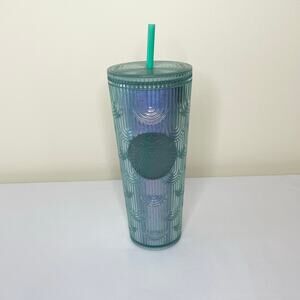 Starbucks Spring Iridescent Mermaid Scales Grid Tumbler – 24oz Venti – 2022